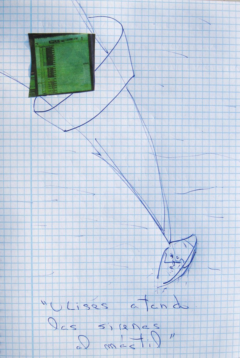 ulises atando las sirenas al mastil