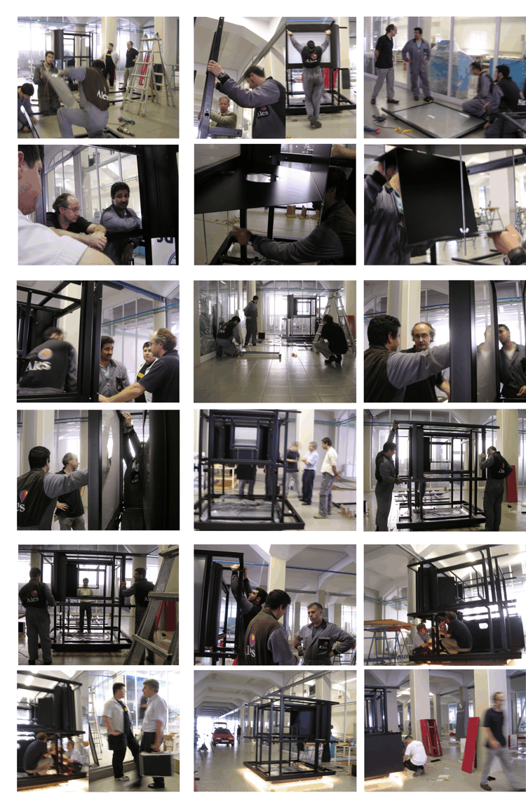 procesos construccion unidad 0 videoescultura tesseract alfredo colunga y manava registro artistico fotografia y dise&ntilde;o web bego&ntilde;a mu&ntilde;oz all rights reserved